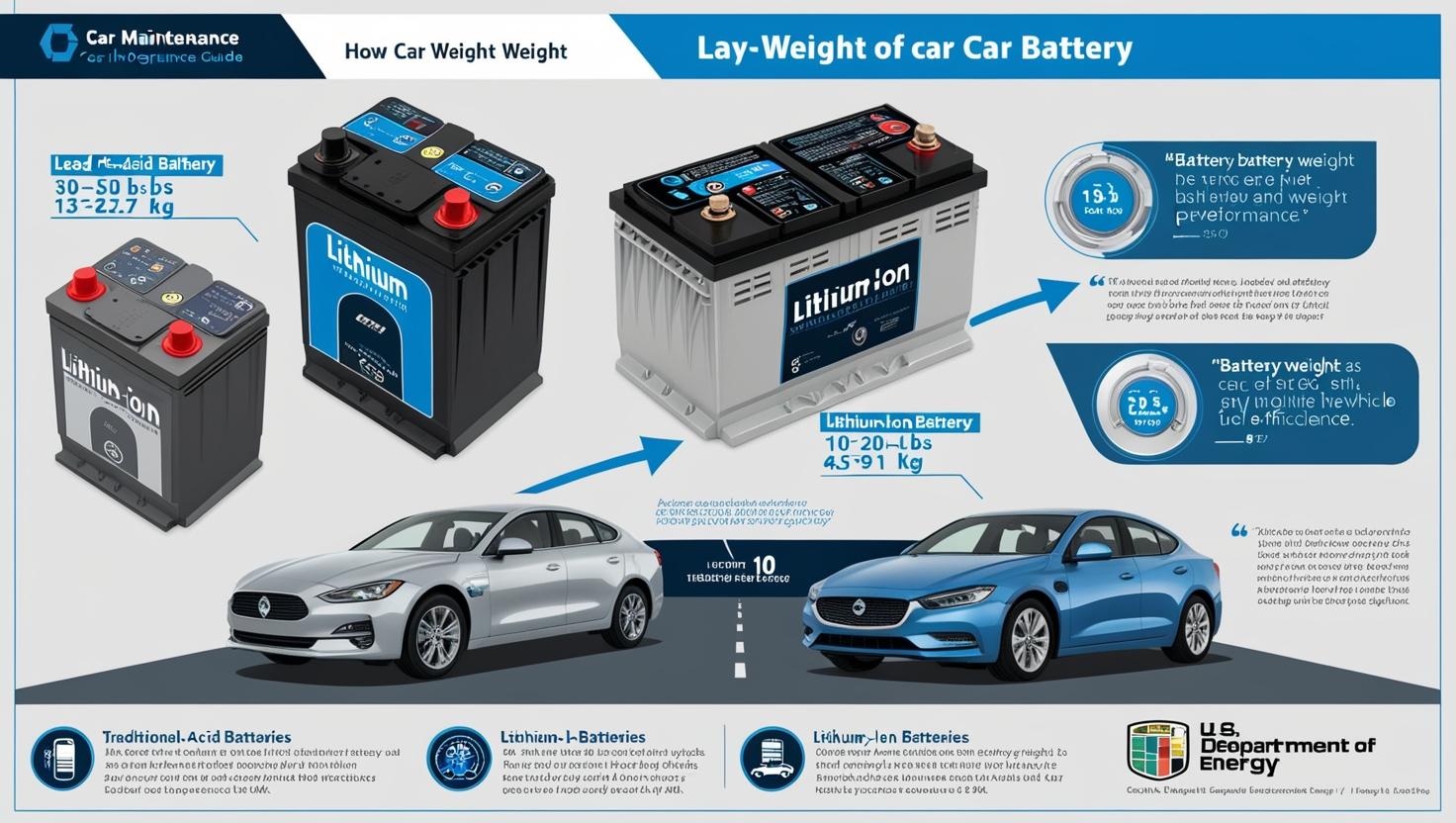 how much does a car battery weigh